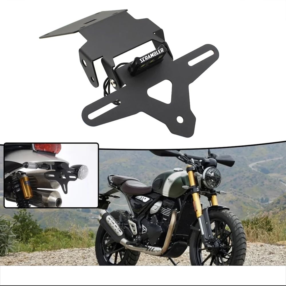 FOR Speed400 Speed 400 Scrambler 400X License Plate Holder LED Light Rear Tail Tidy