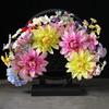 Bridal Garlands Florals Crown Wedding Flower Headband Beach Wreath Hairband Girls Hair Accessory Women Head Hoop Props