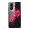 Glass Case for Poco X7 pro Luxury Phone Back Capa Lovely Case for PocoX7pro X 7 pro Hard Tempered Shield Animals Cartoon Cover