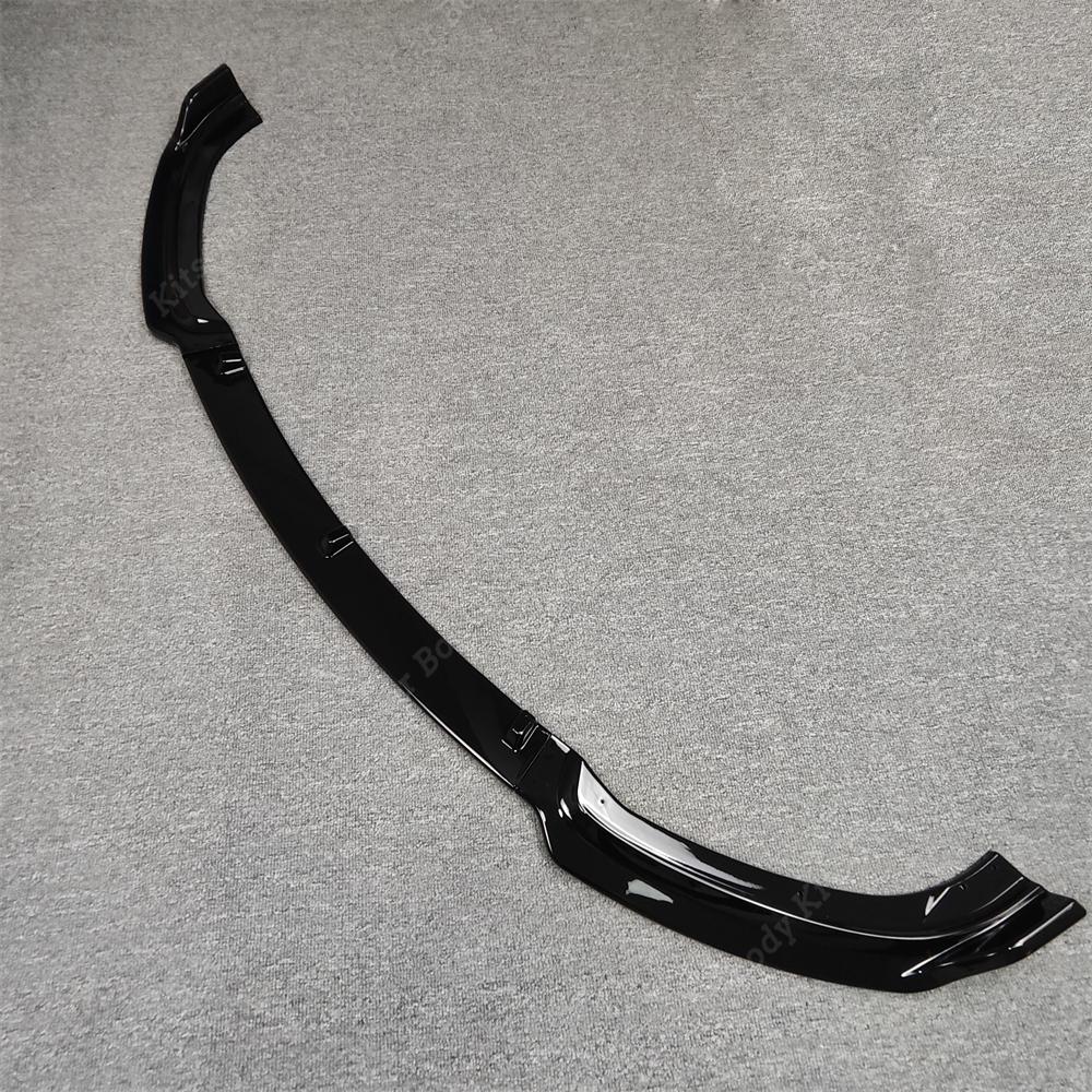 Per BMW Serie 3 F30 F31 2013-2019 Sottoparaurti Anteriore Splitter Lip Diffusore Spoiler Copertura Protettiva Protezione Deflettore Labbri Nero Lucido