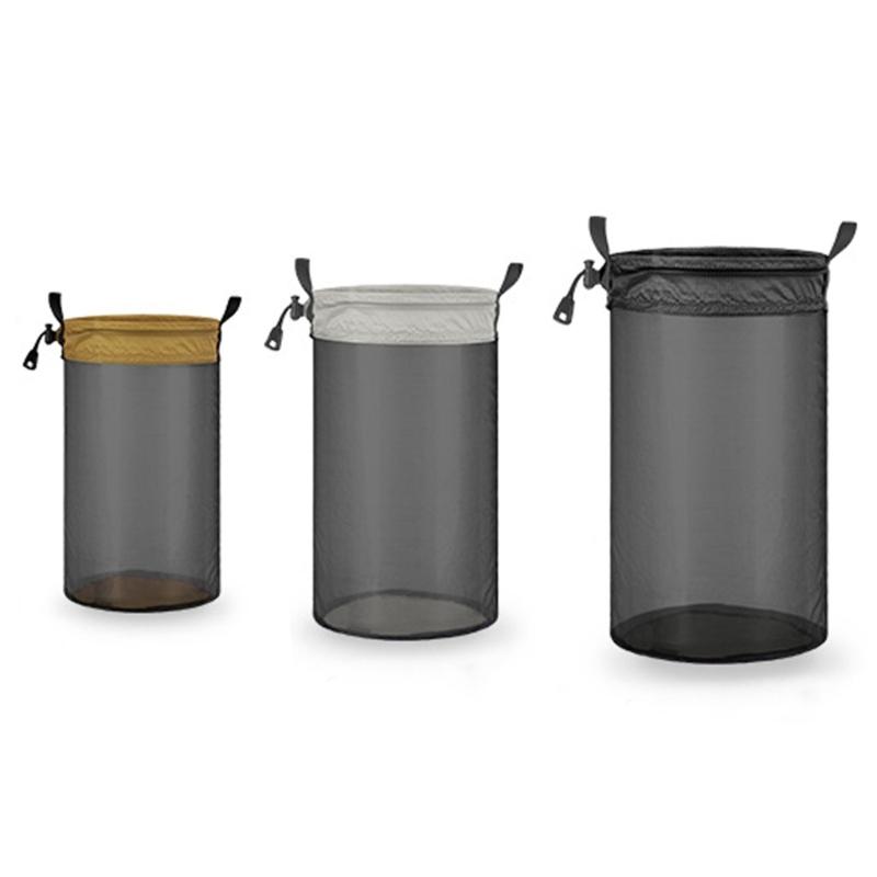 3 шт. Наружные сетчатые компрессионные мешки Легкие сетчатые сумки Сетчатая сумка на шнурке Мешок для хранения вещей Сетчатый мешок для вещей Мешки 1