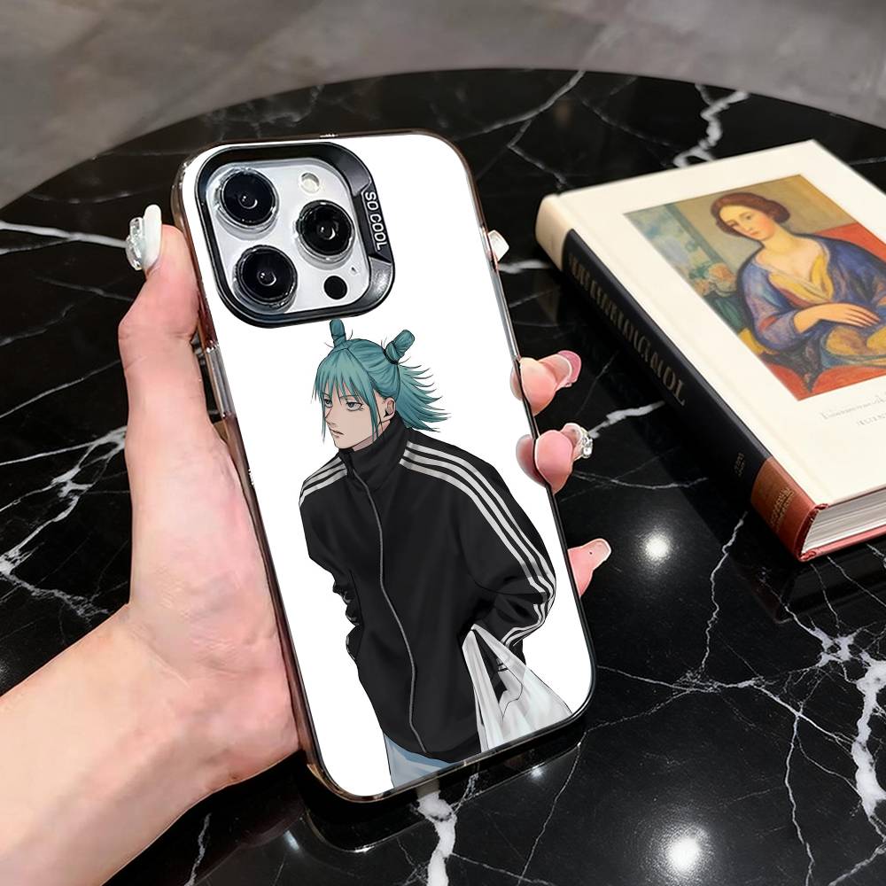 Jujut-su I-Ichiji K-Kashimo K-Kaisen Phone Case For iPhone 17,16,15,14,13,12,11 Plus,Pro Max,XS,Colorful Silver Black Cover iPhone13PRO