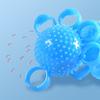 Hand Grip Exerciser Ball High Elasticity Bump Design Recovery Training Hand Acupuncture Point Activation Grip  Strengthener Ball for Home