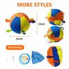 New Inflatable Herding Ball for Dogs Tear-Resistant Outdoor Play Dog Training Ball with Straps Calming Jumbo Ball Border Collie