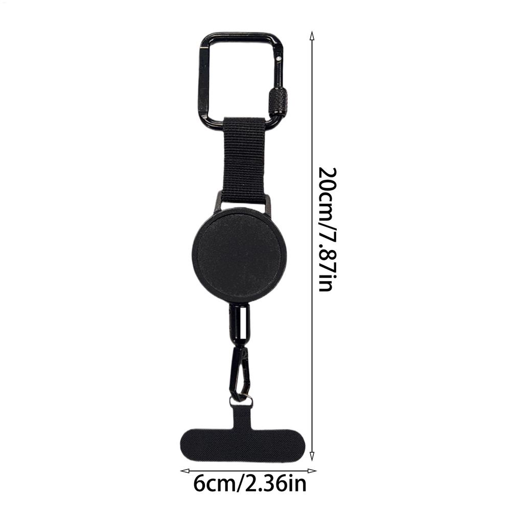 

Retractable Anti-Theft Phone Holder Cellphone Safety Tether with Belt Clip Smartphone Lanyard Strap for Travel Outdoor Hiking
