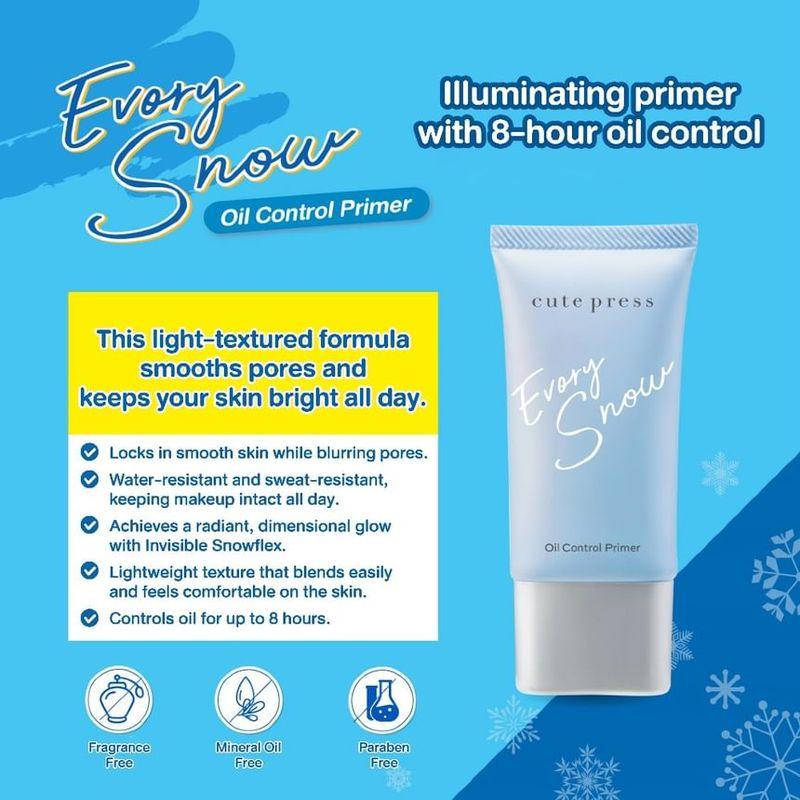 Cute Press - Evory Snow Oil Control Primer