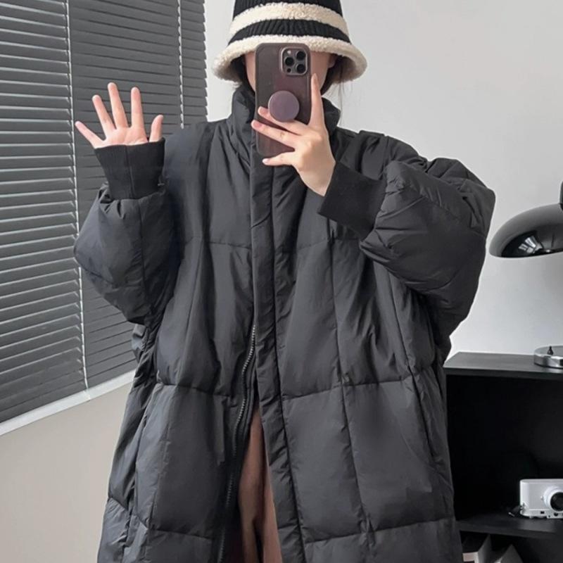 New Down Jacket Plus Size Women's Winter Korean Style Mid-length Cotton Jacket Loose Casual Cotton Jacket