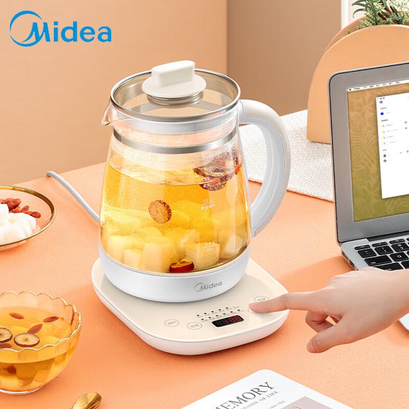 Midea Smart 1.5L Glass Multi-Function Health Pot CN plug (adapter included)