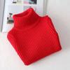 Fashion Baby Girls Winter Turtleneck Knitted Sweaters Clothes Autumn Children Boys Pullover Kids Knitwear Versatile