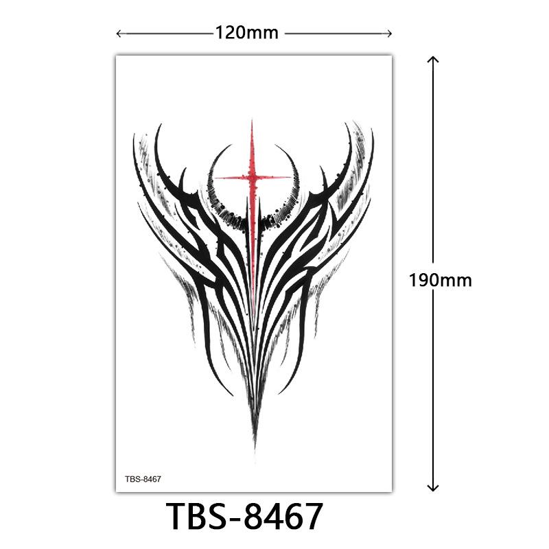 

Водостойкая тату-наклейка, тату-наклейка с тотемным персонажем тату 120*190mm