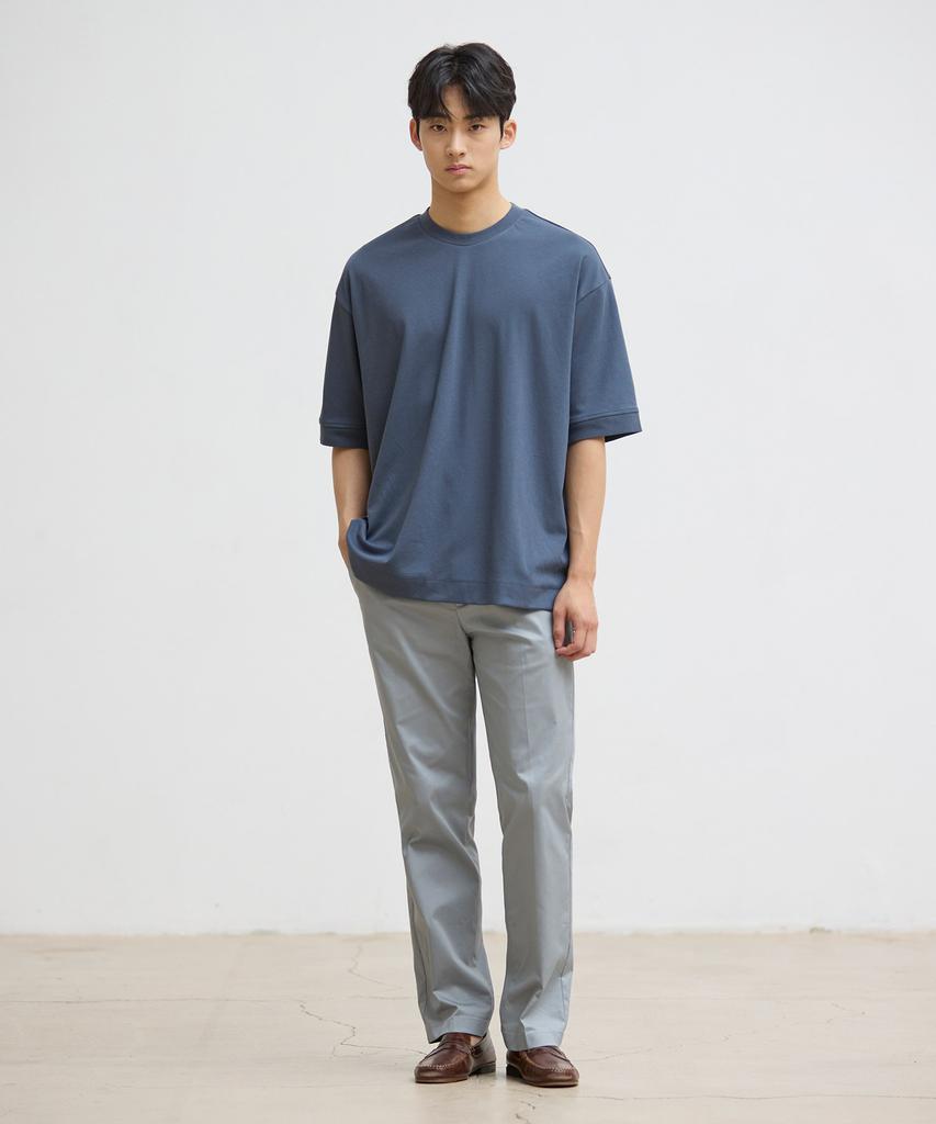 STCO Solid Short Sleeve Sweatshirt_Blue (Oversized)_Stsvb58Osl