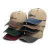 European and American California Letter Embroidery Cap Outdoor Washed Old Splicing Baseball Cap