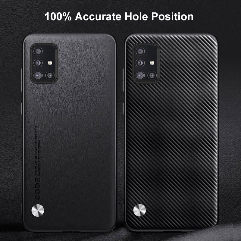 Luxus PU Lederhülle Für Samsung Galaxy M51 Rückseite Silikon Stoßfester Schutz Handyhülle Für Samsung M51 SamsungM51