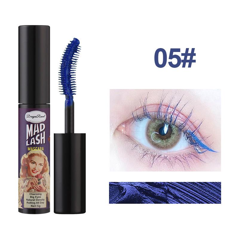 DragonRanee Retro Style Waterproof Colored Mascara - Blue, Purple, White
