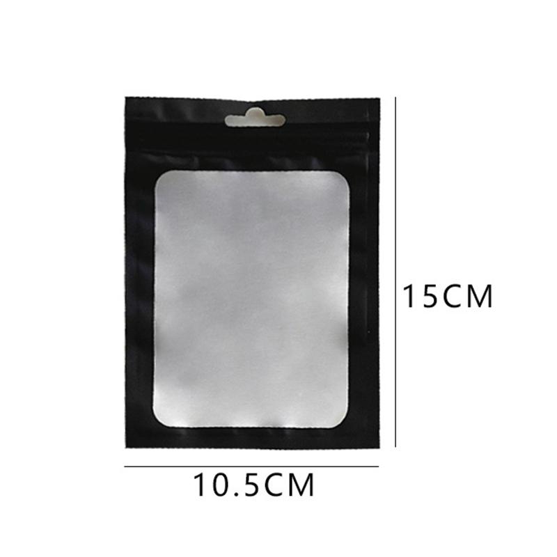 10Pcs Card Photocard Storage Bag Color Matte Transparent Ziplock Bag Gift Packaging Bag Sticker Card Sleeve Packaging Bag