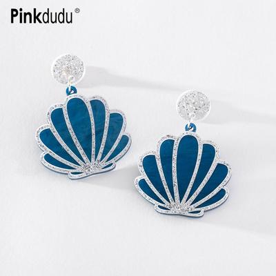 2023 mode Sommer 5 Farben Shell Ohrringe Nette Ozean Strand Multilayer Acryl Ohrring für Frauen Schmuck PD1242