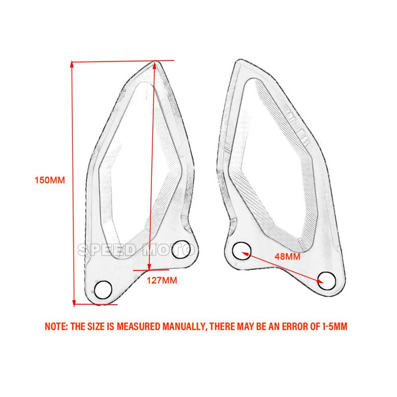 Accessories Fit For Daytona 660 Daytona660 2024 2025 Footrest Heel Guard Cover Rearsets Foot Rest Peg Protector DAYTONA