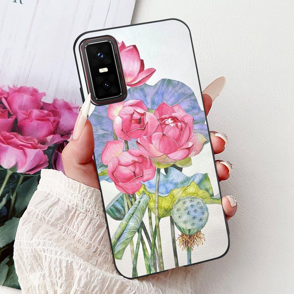 For Infinix GT 30 Pro X6873 2025 Elegant Floral Butterfly Phone Case For Infinix GT30 Pro 5G Soft Silicone TPU Cases