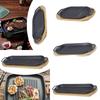 BBQ Grilling Pan with Wooden Base for Vegetables And Steak Frying