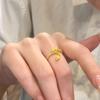 Dragon Tail Zodiac Ring for Women - Gold Retro Adjustable Jewelry