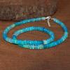 Paraiba Fire Opal Gemstone Smooth Beaded Necklace, Natural Opal Delicate Necklace, Minimalist Necklace, Birthstone Necklace, Gift for Her