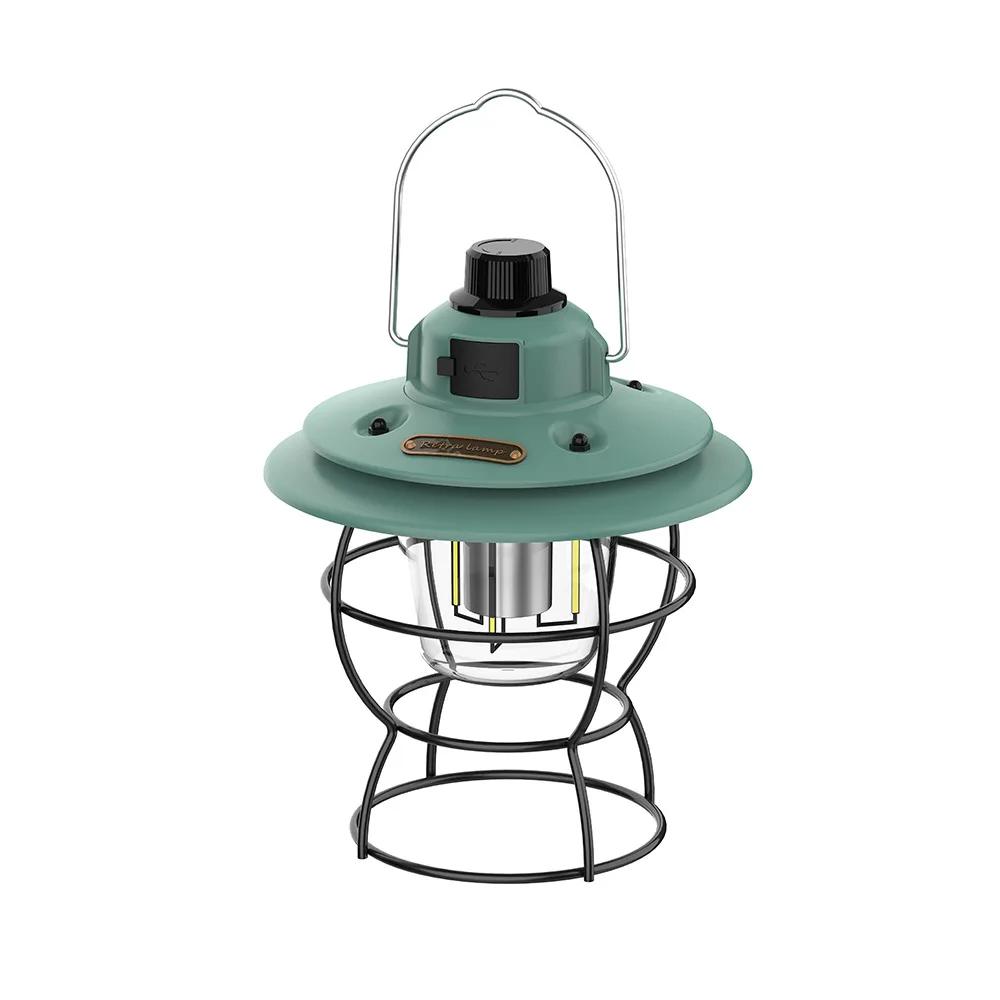 Rechargeable Camping Lantern Stepless Dimming Portable Waterproof for Hiking Fishing Emergency Home Power Outages Indoor Out