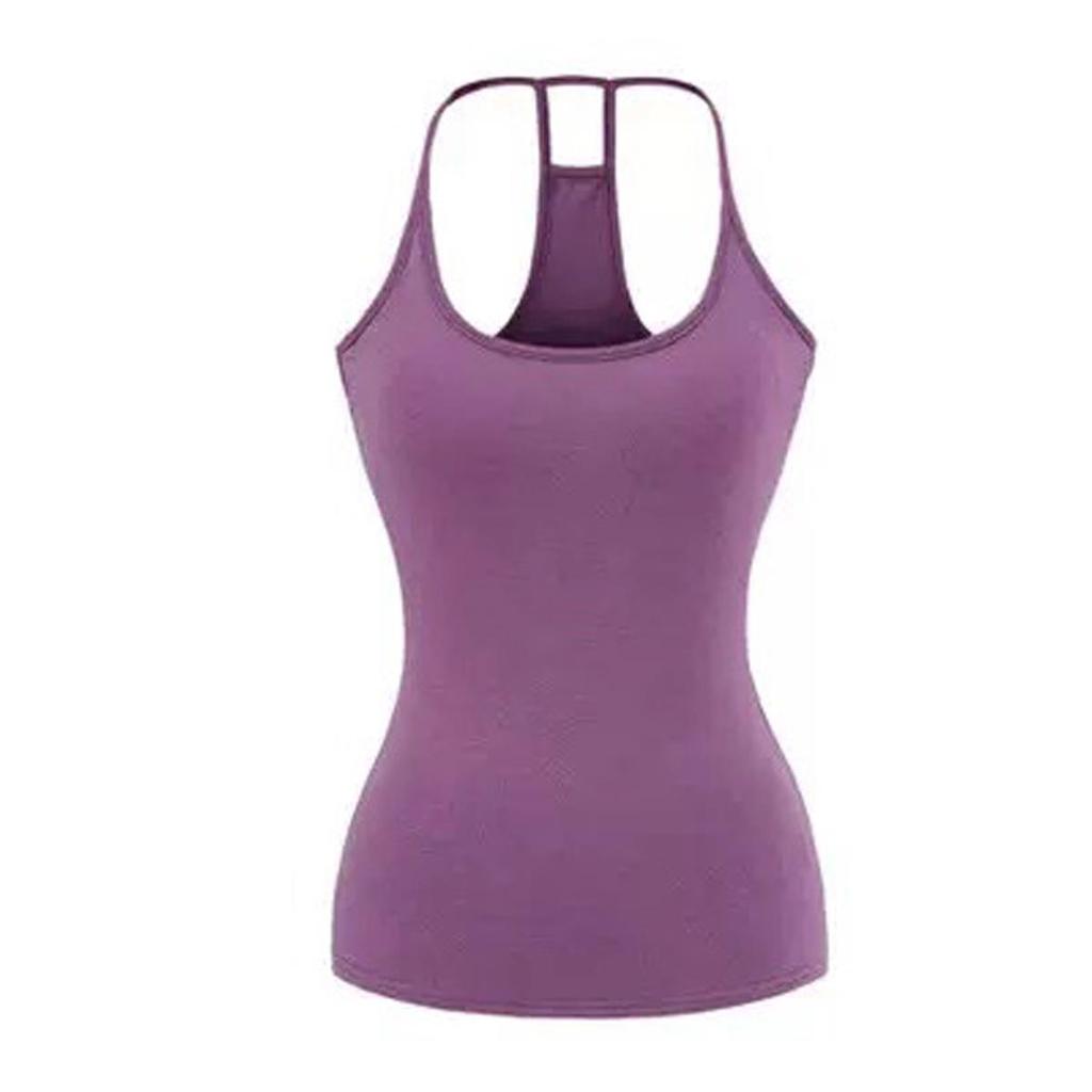 Women's Cross-border Yoga Set: Bare Feel Sports Tank with Chest Pads & High Elastic Flared Fitness Pants