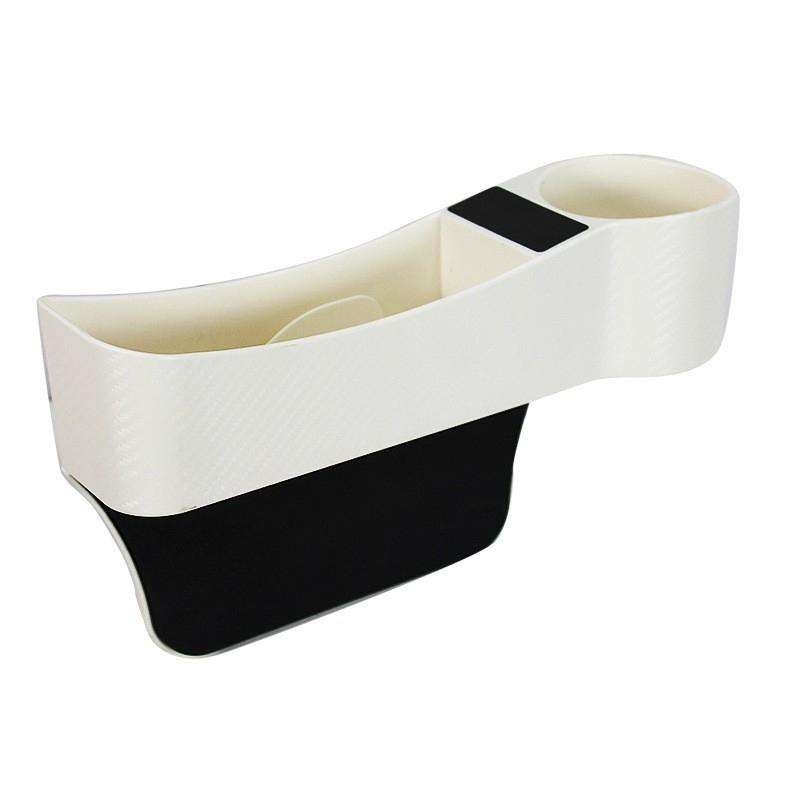 Car Seat Crevice Storage Box Universal Side Cup Holder Organizer Seat Gap Slit Phone Card Pocket Catcher Interior Accessories