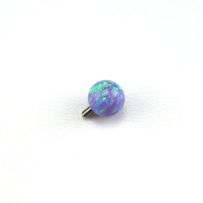 Shinma5mm Internal Thread Internal Teeth Opal Opal Opal Ball Beads Tongue Pin Navel Stud Fashion Piercing Jewelry Op51 Fantasy 5mm One Piece(Internal Thread)