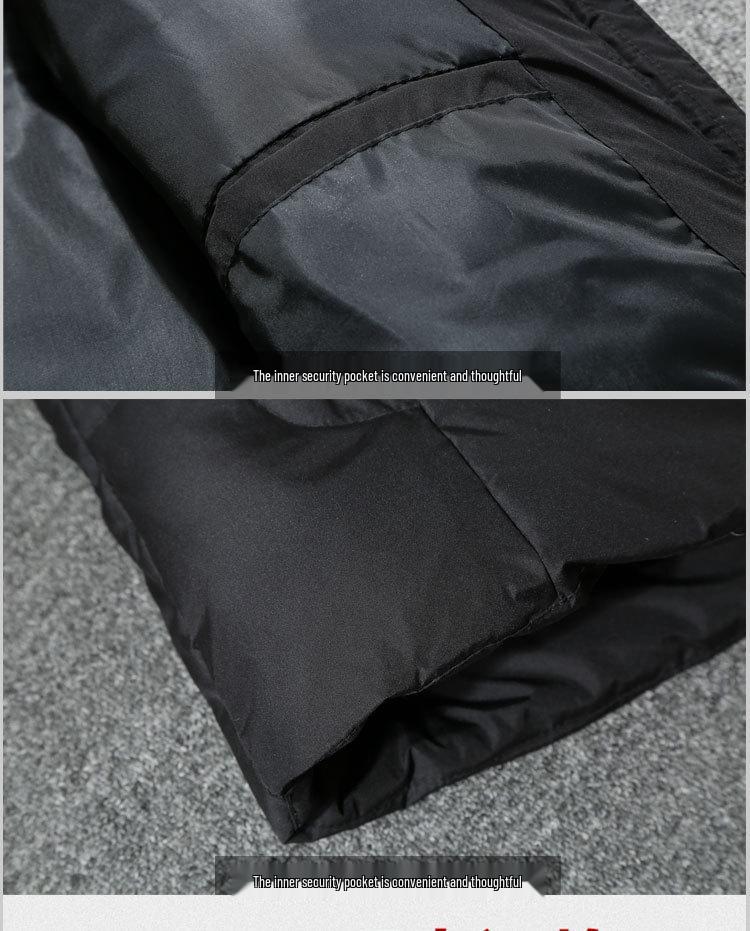 Men's Plus-Size Winter Cotton Jacket with Detachable Hat – Stylish, Warm, Thickened, Cross-Border Outdoor Sportswear