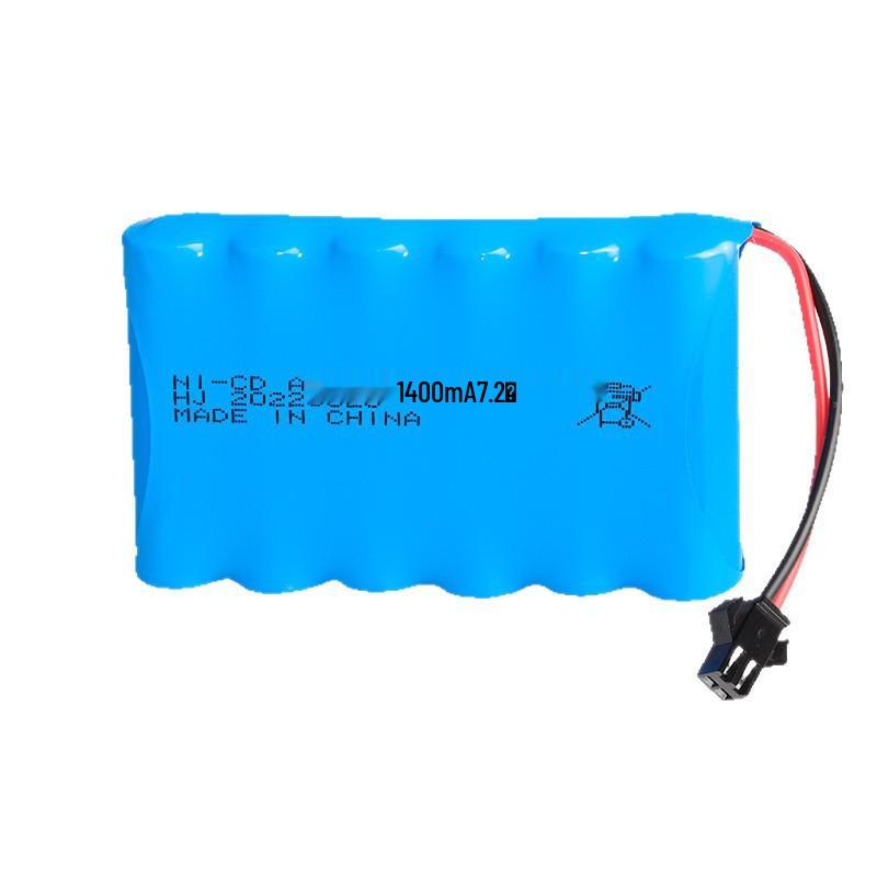 7.2V 1400mAh NiCd AA Rechargeable Battery Pack for RC Cars