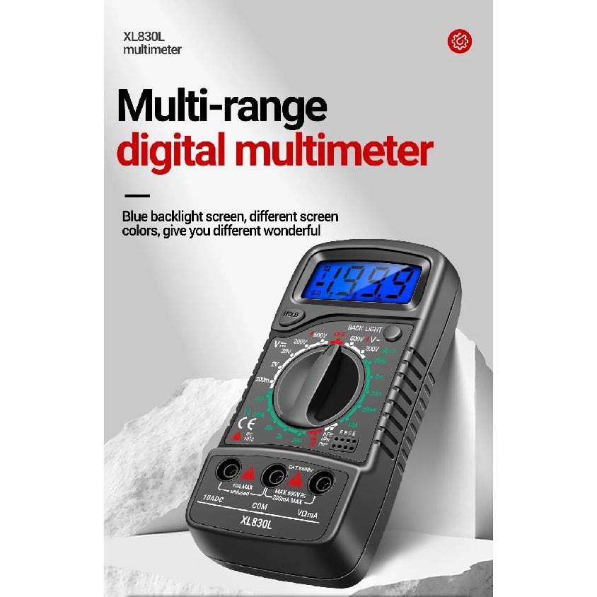 ANENG XL830L Digital Multimeter High-precision Voltage Current Meter Intelligent Portable Small Multimeter Transistor Data Hold