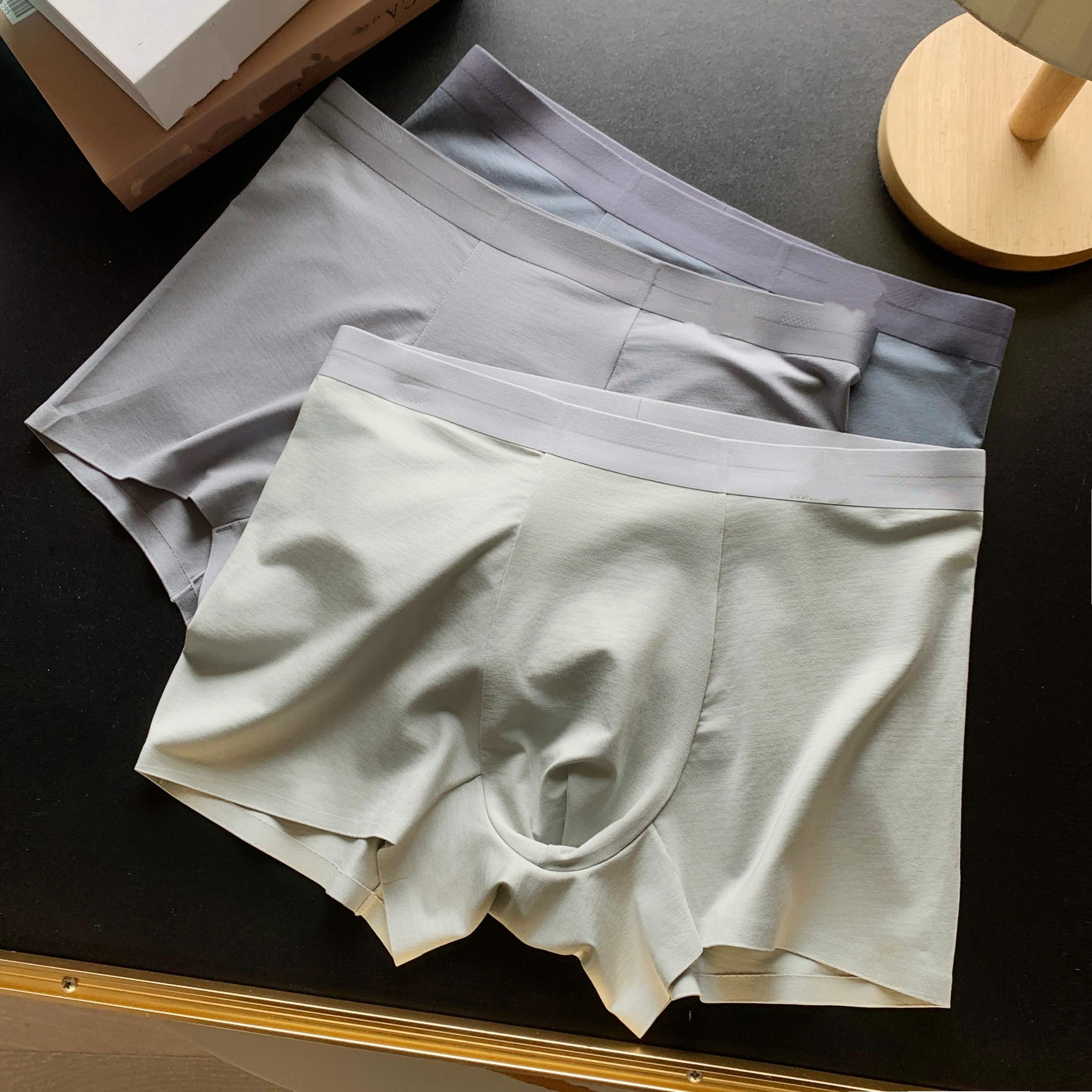 Original Factory Product! Original Box, Original Packaging, Unopened, High-End Lyocell Silk Summer Ice Silk Men s Underwear 2XL