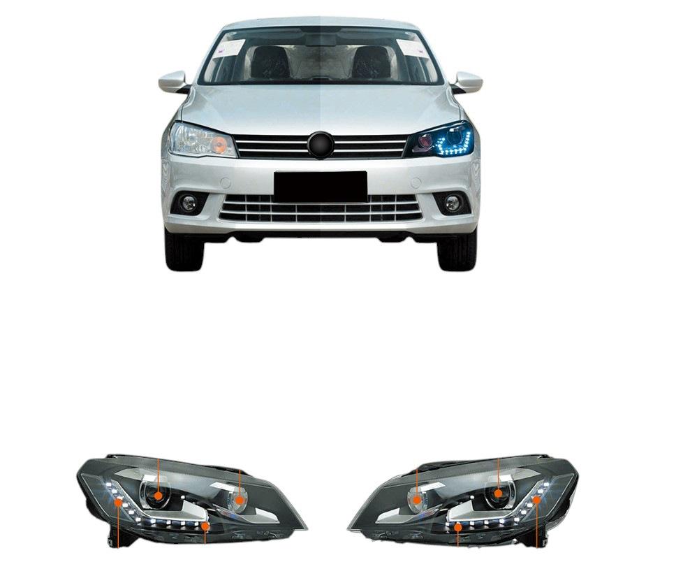 Передние фары LED DRL (2 шт) для Volkswagen Jetta 2011-2018 гг