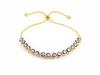 Nidin Luxury Men 4 Colors Evil Eye Beads Chain Bracelets Bangles Adjustable Party Wedding Elegant  Jewelry Gift For Female Male