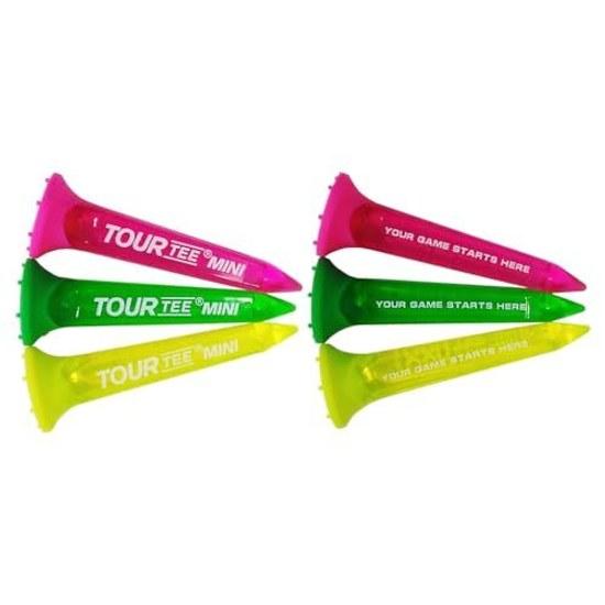 Tour Tee MINI NEONS Golf Tees (6 pieces) T-491(590)