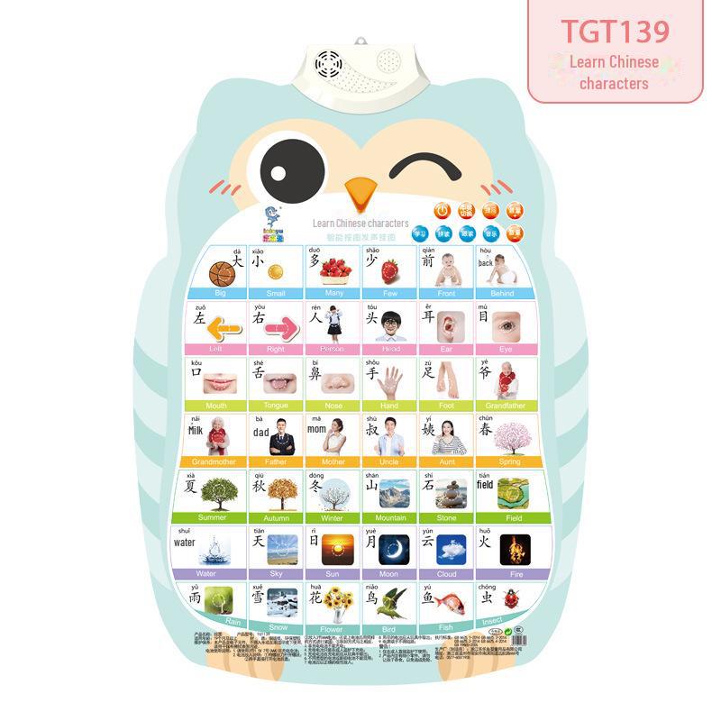 Interactive Baby Sound Wall Chart: Early Education, Cognitive Development, Pinyin Alphabet for Children.