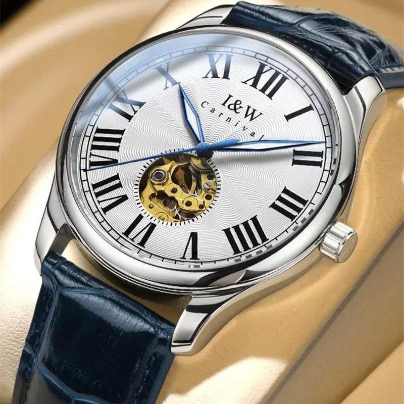 Carnival Automatic Mechanical Watches for Man Brand Luxury MIYOTA Movement Men Waterproof Sapphire Wristwatch Clock Montre Homme