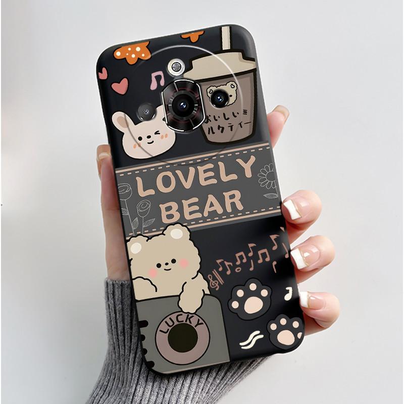 Cute Cartoon Case For ZTE Nubia Focus Pro 5G Capa Printing Shell Protective Cover Coque Soft Silicone Black Casing Fundas