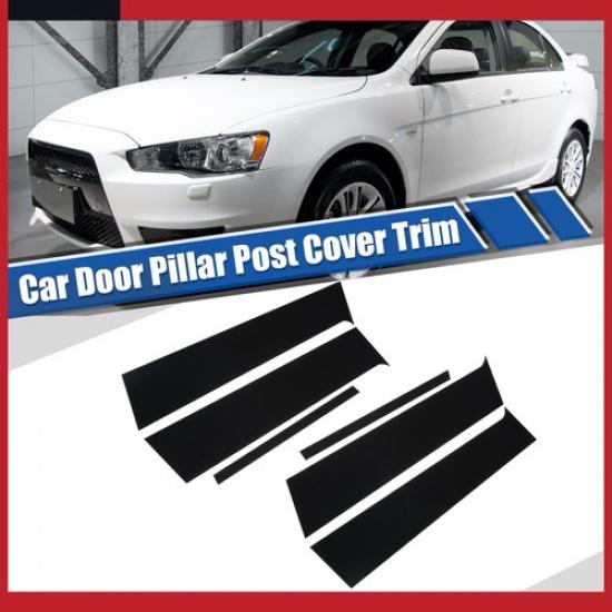Pack of 1 For Mitsubishi Lancer 08-17 Car Door Window Pillar Posts Cover Trim