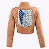 Attack on Titan Cosplay Shingeki No Kyojin Mikasa Ackerman Cosplay Costume Jacket Shawl Belt Suit Leather Shorts Full Sets