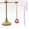 Daruma Strap Bell Daruma Netsuke Keychain Red Auspicious Charm Set of 10 [Barzaz]