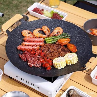 Koreanischer Maifanstein BBQ-Grill und Pfanne für Herdplatte und Elektroherd