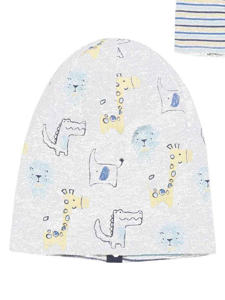 Czapka Dziecięca, Dwustronna, Szara, Döll