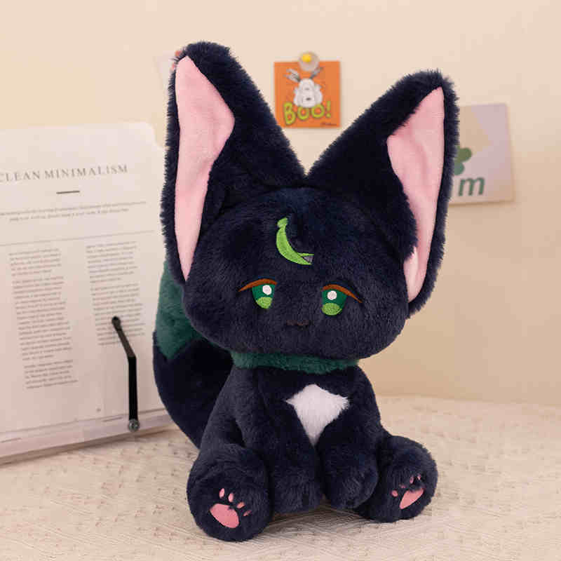 In Stock 25cm Genshin Impact Xiao Cat Plush Toy Tighnari Plush Toy Anime Gaming Plush Pillow Kids Adults Gifts Toys