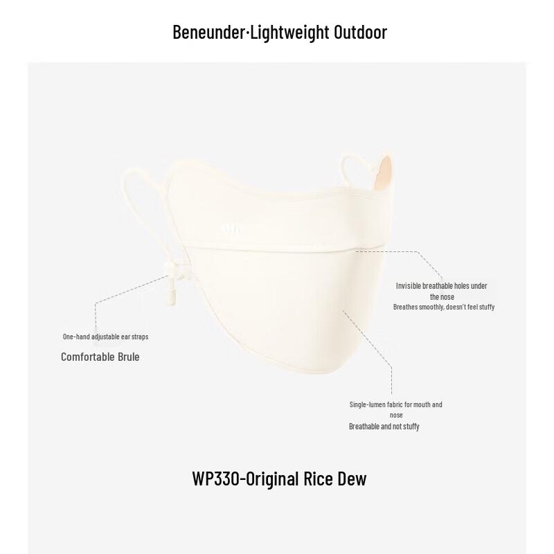 Beneunder Women's Outdoor Sun Protection Face Mask