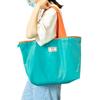 Large Capacity Foldable Shopping Bag with, Shoulder for Grocery and Travel