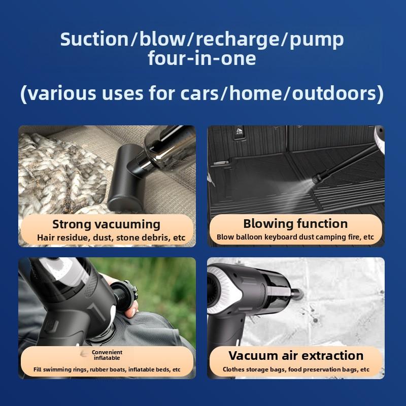 Car Vacuum Cleaner Pet Hair Remover Handheld Portable Cordless Vacuum Cleaner Carpet Crevice Cleaner Pet Supplies
