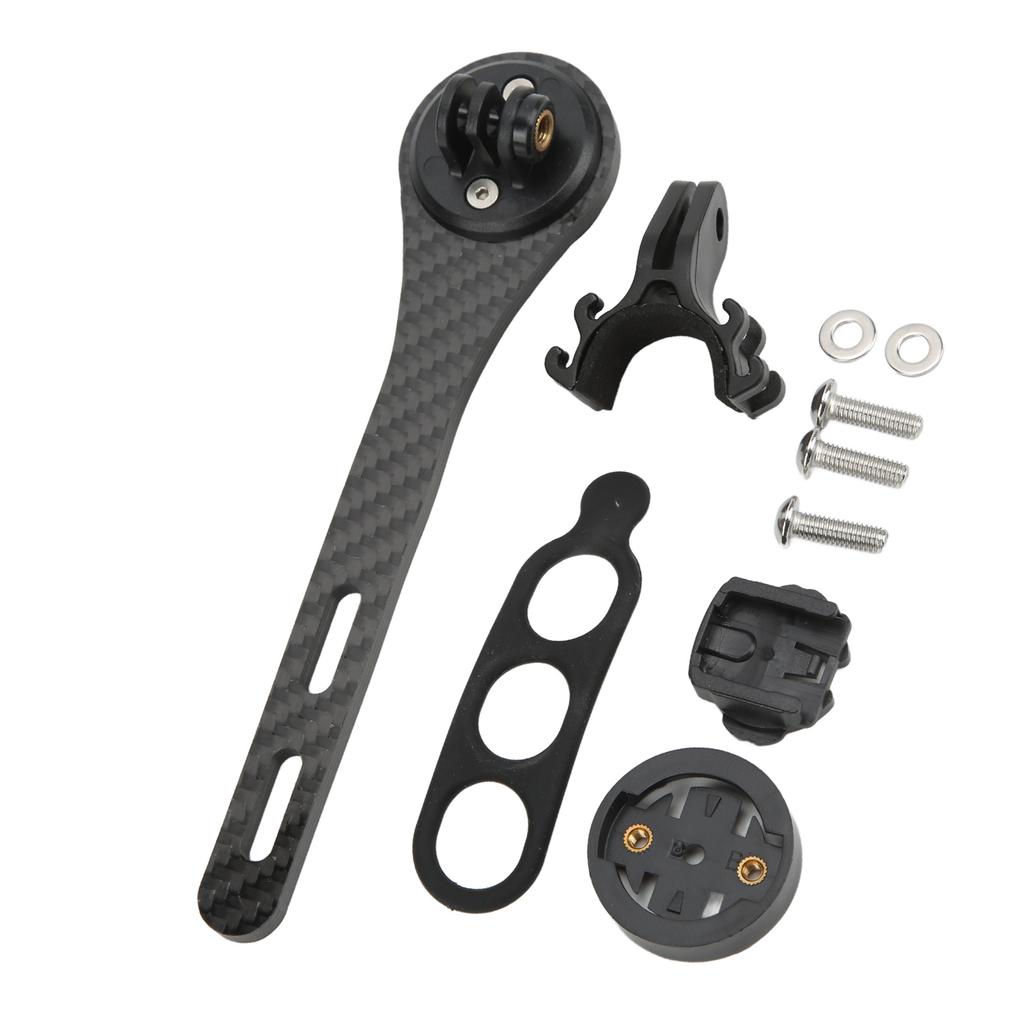 Bike Computer Holder Integrated Handlebar Stem Carbon Fiber Aluminium Alloy Bicycle Computer Mount