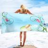 Microfiber Beach Towel,Easter Egg with Bunnies,Quick Dry Beach Towel,Soft Highly Absorbent Large Sandproof Sandless Pool Towels